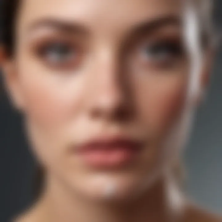 Illustration of potential side effects of steroid creams