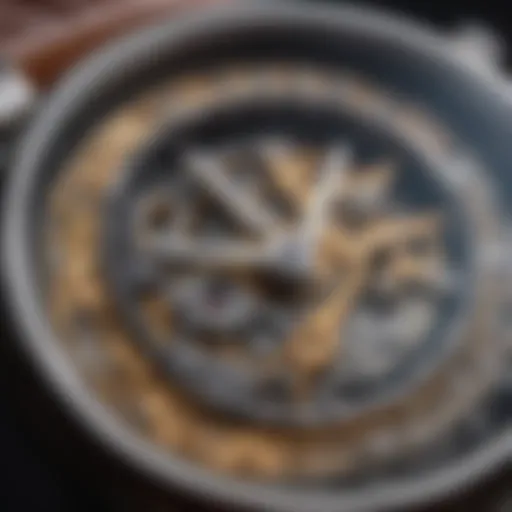 A close-up of an intricately designed Swiss watch highlighting its craftsmanship and elegance
