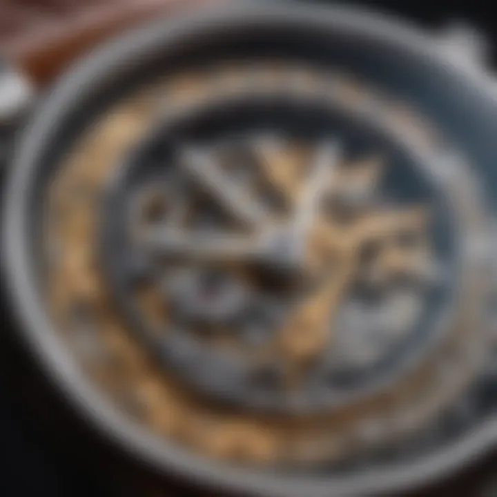 A close-up of an intricately designed Swiss watch highlighting its craftsmanship and elegance