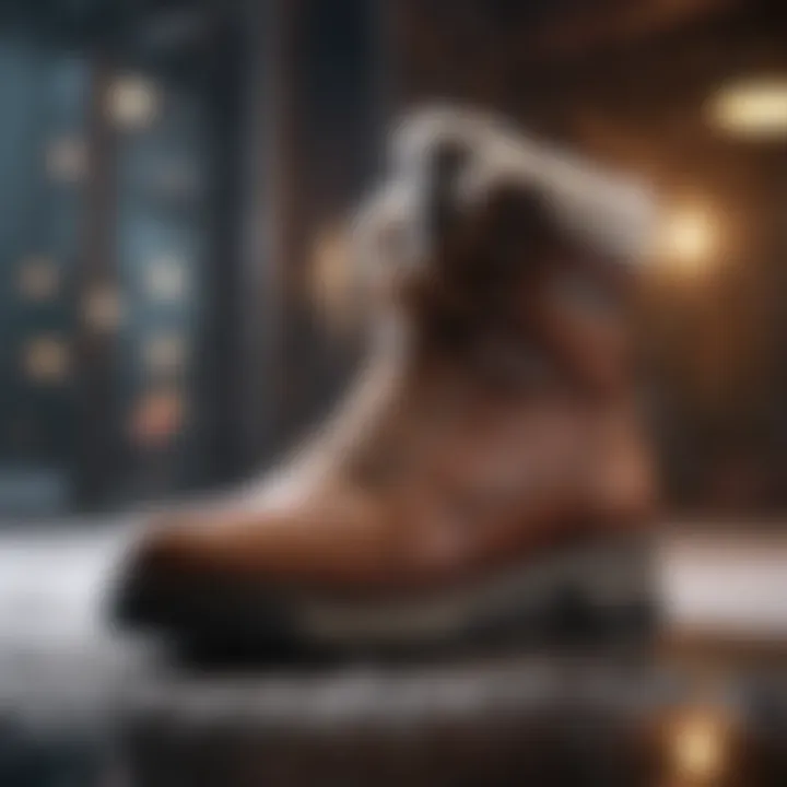 Technological features of winter sneaker boots highlighted