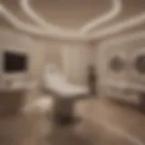 Luxurious laser treatment room