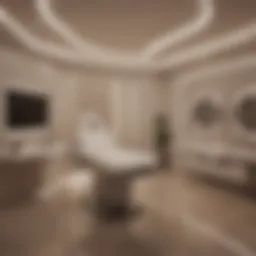 Luxurious laser treatment room
