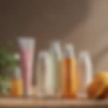 A selection of gentle sunscreens for sensitive skin Gentle sunscreen product display