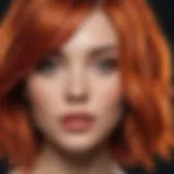 Vibrant hair color shades suitable for fair skin