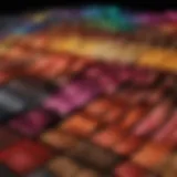 A vibrant array of hair color swatches showcasing youthful shades.