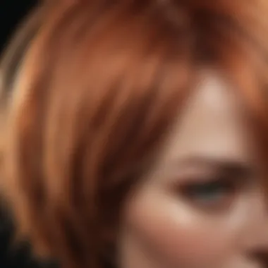 Close-up of hair treatment products emphasizing hair health