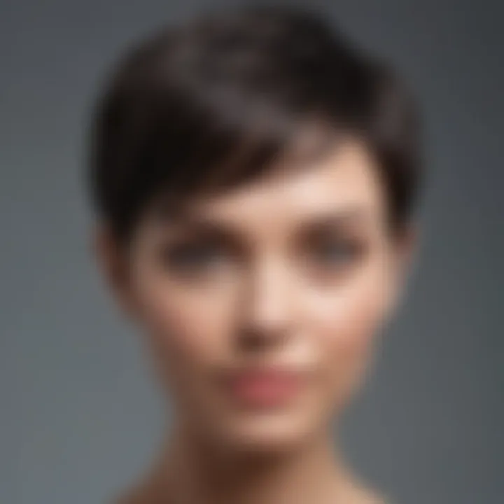 Stylish pixie cut suitable for aging gracefully