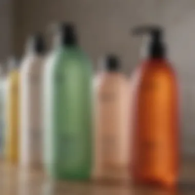 Sulfate-free shampoo product selection