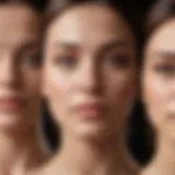 A vibrant display of lightweight foundation options for mature skin.