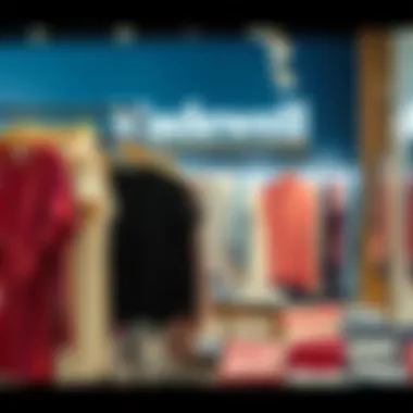 Vibrant Madewell Sale Display A vibrant display of Madewell clothing on sale