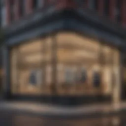 Elegant storefront of Bloomingdale's showcasing apparel