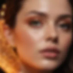 Close-up of the Morphe Glowstunner showcasing the unique formulation