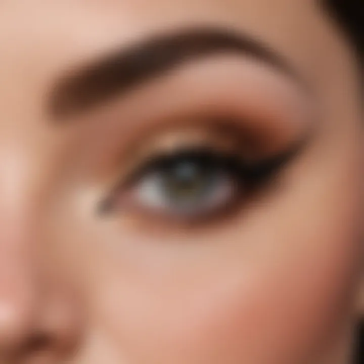 An infographic on the history of moxie eyeliner
