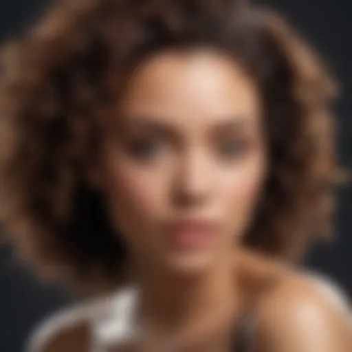 A close-up view of beautifully twisted natural hair, showcasing texture and shine