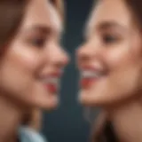 A close-up of two friends sharing a laugh, highlighting their chemistry