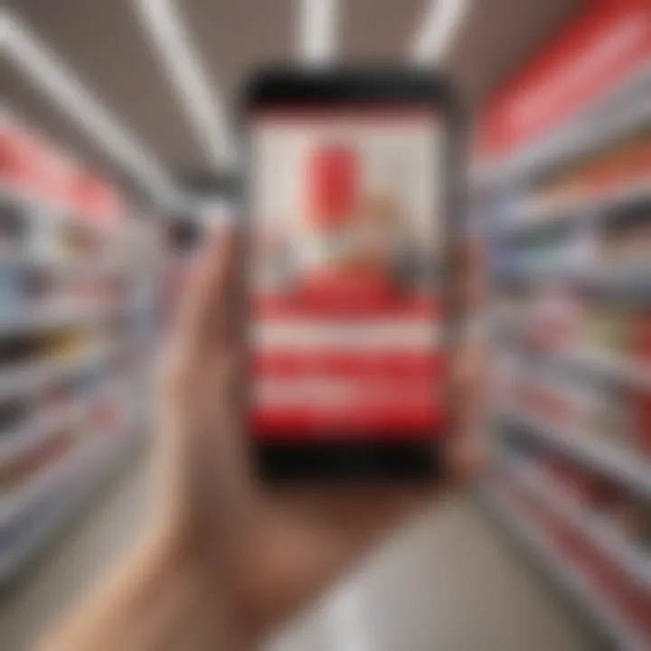 Digital coupon on a smartphone