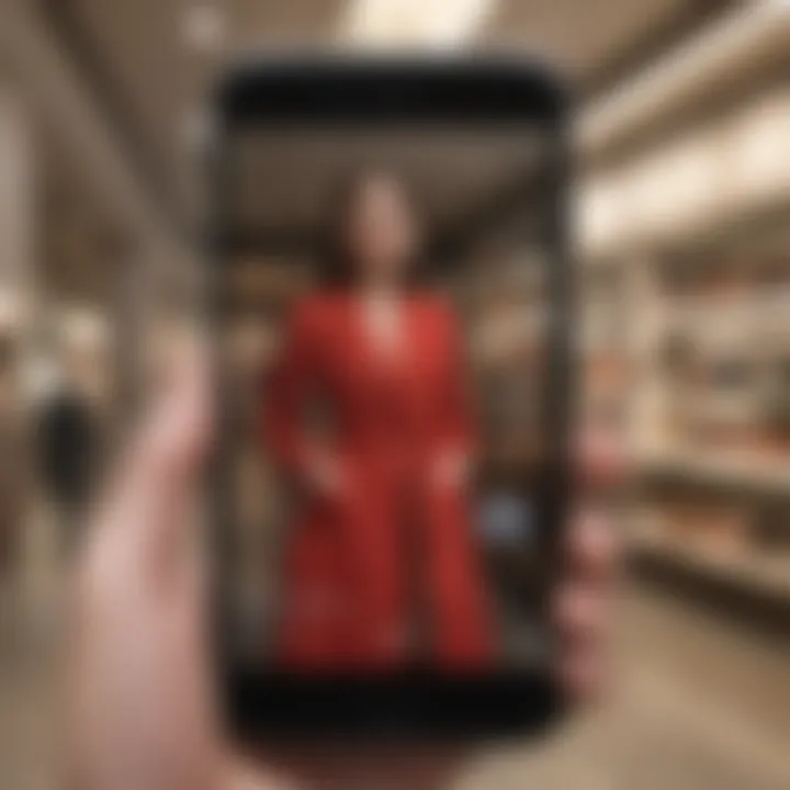 Personalized recommendations feature on the Neiman Marcus app