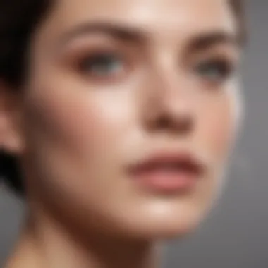 Gentle Application for Clarity A soothing application of moisturizer on clear skin