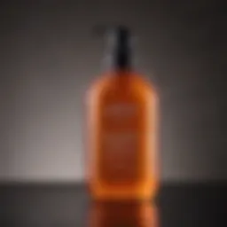 A luxurious bottle of keratin-infused shampoo