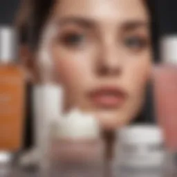 An array of skin care products showcasing various textures and formulations