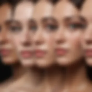 A visual guide illustrating different skin types and their characteristics