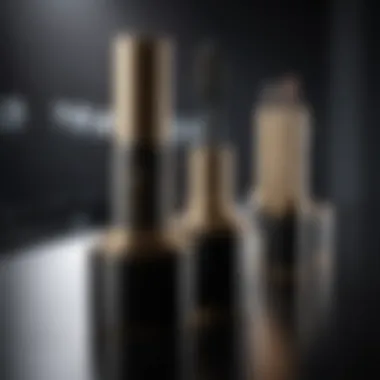 Elegance in Every Tube Collection of premium mascara tubes on vanity