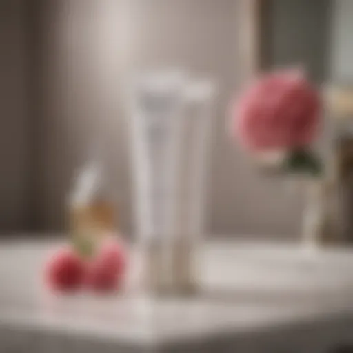 Purlisse BB Cream tube on a stylish vanity