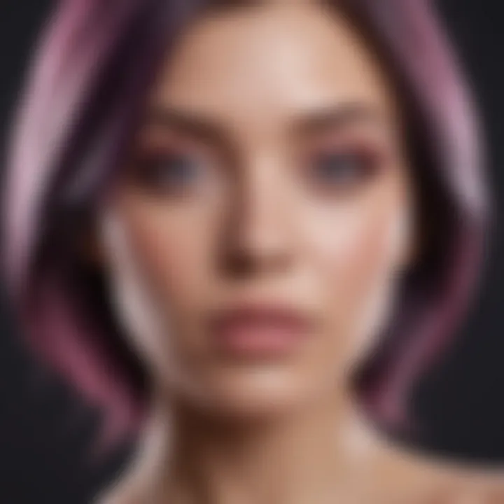 Infographic on the benefits of purple shampoo
