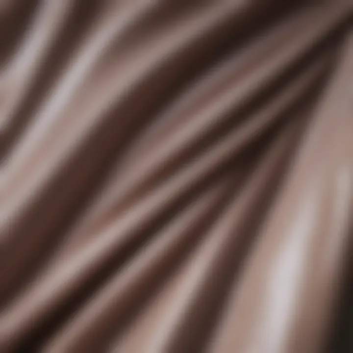 Close-up of breathable raincoat fabric