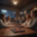 A group of friends enjoying a virtual gaming session together