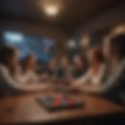 A group of friends enjoying a virtual gaming session together