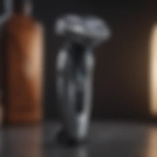 A sleek electric shaver showcasing advanced design and technology