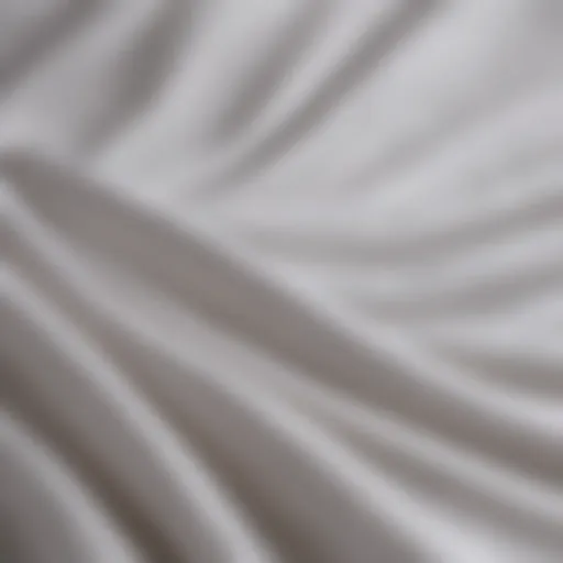 Close-up of fabric texture showcasing opacity