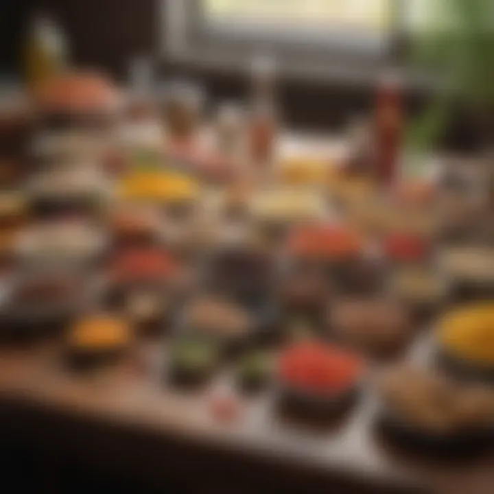 An array of dietary plans and guidelines on a desk
