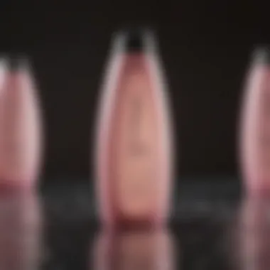 Shampoo Formulations for Hydration Array of shampoo bottles with various ingredients focused on moisture restoration