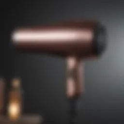 Compact travel hair dryer designed for easy portability