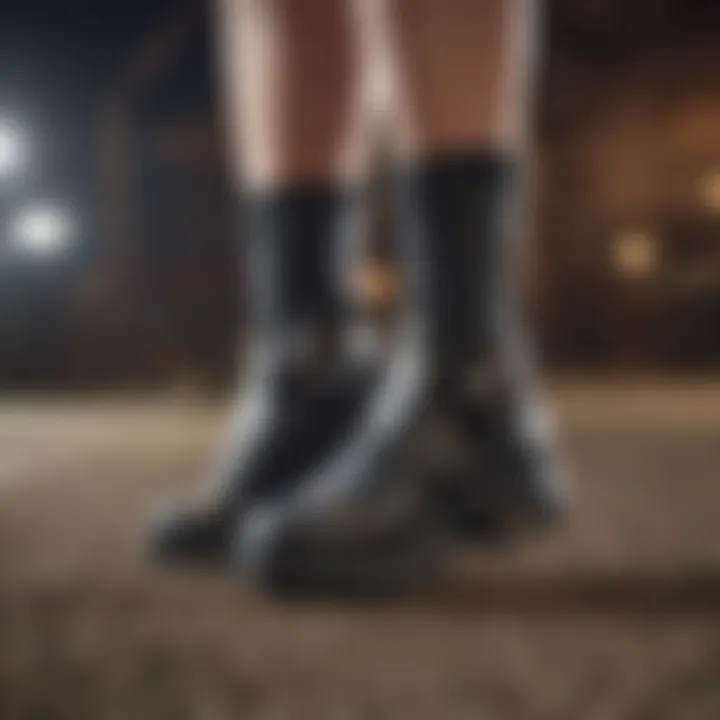 Close-up of the innovative arch support technology