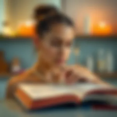 Tracking Your Skincare Journey A beauty journal with notes on skincare progress