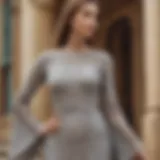Elegant soft surroundings sale dress showcasing intricate patterns and textures