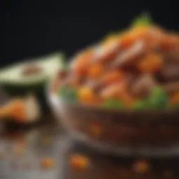 Nutrient-rich food for hair health