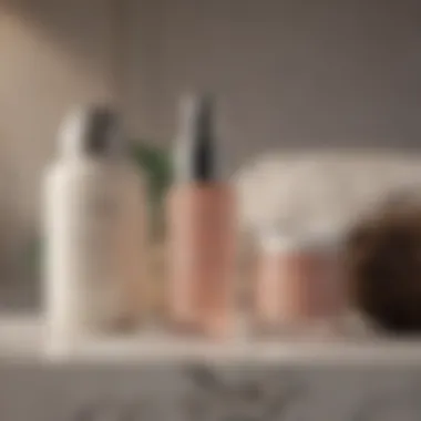 Effective Skincare Products Effective skincare products displayed on a countertop