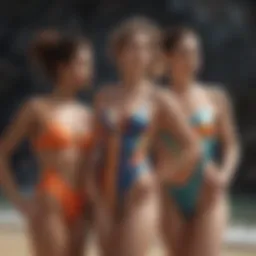 Diverse swimsuit styles for different body types