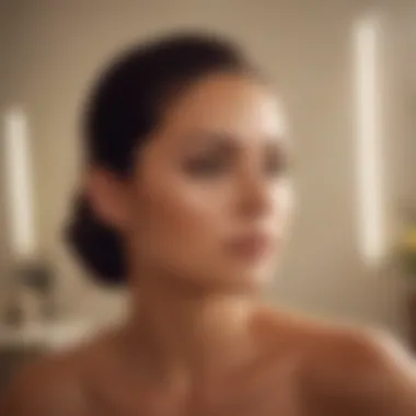 Post-Tan Care Essentials A serene environment showcasing the aftercare routine for tanning.