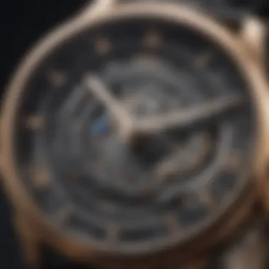 Close-up of Cartier watch craftsmanship