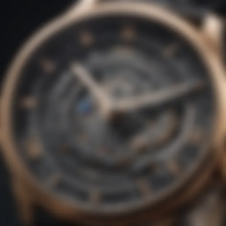 Close-up of Cartier watch craftsmanship