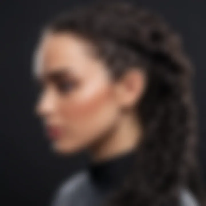 A stylist demonstrating advanced braiding techniques