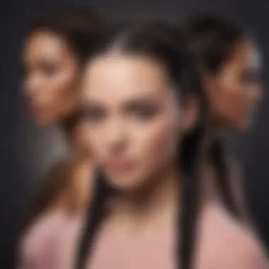 Modern Braiding Styles A collage of modern braiding styles reflecting personal identity