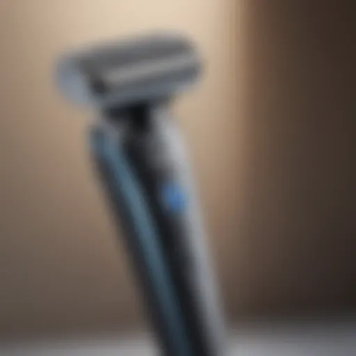 A sleek electric razor designed for sensitive skin