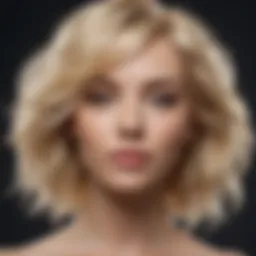 Luxurious leave-in treatment applied to bleached hair