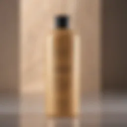 Nourishing shampoo bottle for curly hair
